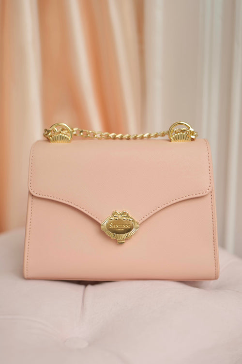 LAST CHANCE 'Venus' Saffiano Leather Handbag in Rosa