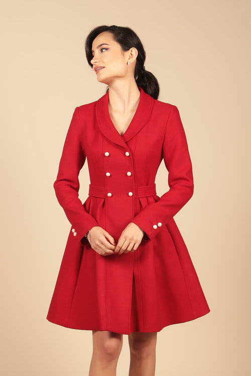 Women s Dress Coats Long Short Santinni Tagged red Santinni